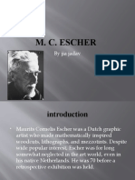 M.C. Escher's Innovative Works Explored Perception and Mathematics