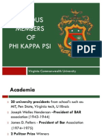 Famous Names in Phi Kappa Psi