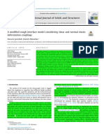 2020-A Modified Rough Interface Model Considering Shear and Normal Elastic Deformation Couplings