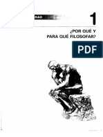 Filosofía. Búsqueda reflexiva de respuestas a interrogantes significativos