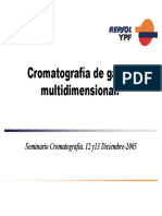 Cromatografía Multidimensional CTR