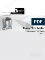 Sealand Configuration Use Manual of Mass Flow Meter