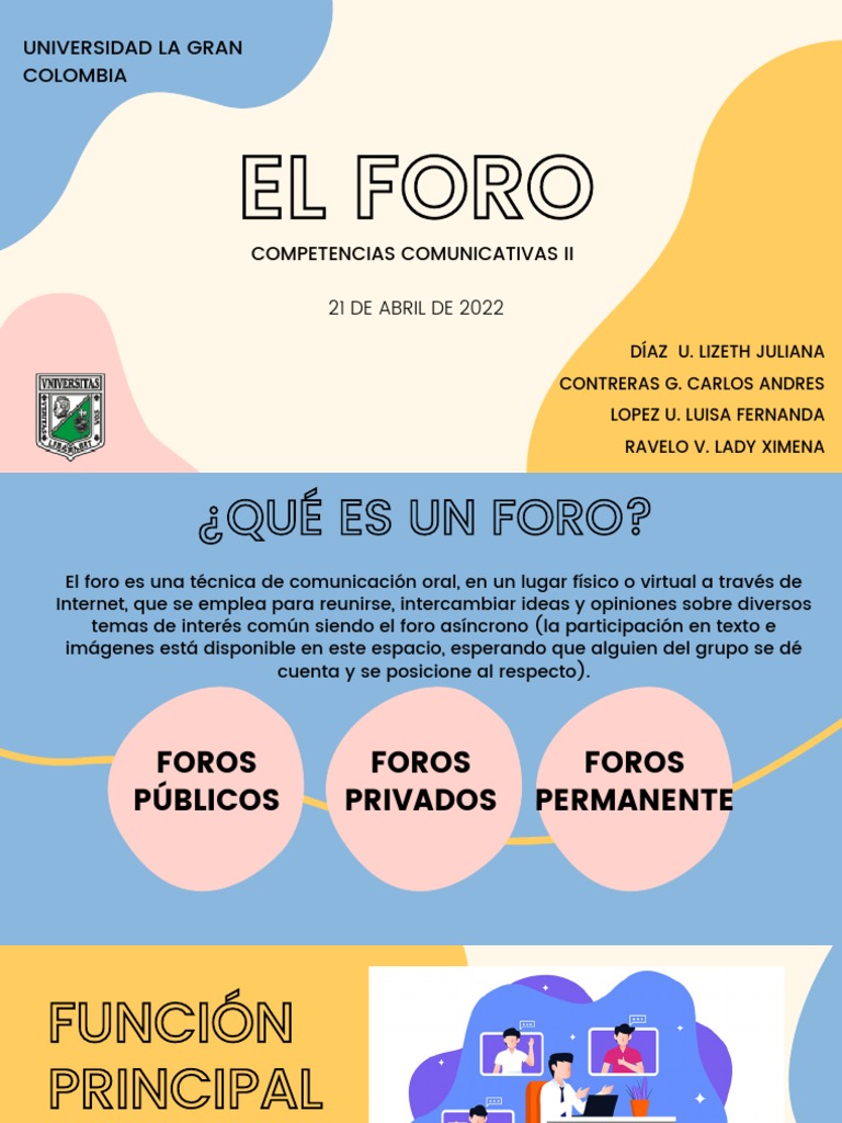 Definición y Tipos de Foros | PDF | Foro de Internet | Comunicación