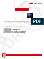DS-K1A340WX Face Recognition Terminal Datasheet V1.0 20210707