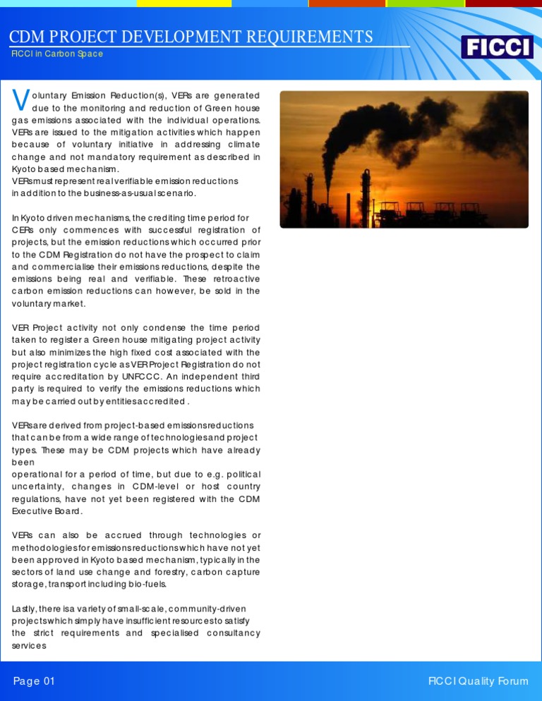 CDM Project Development & VERs Guide | PDF