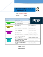 Matriz de Contenidos