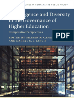 Convergence and Diversity in The Governance of Higher Education
