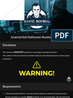 Android Kali NetHunter Rootless Install in 30 Steps