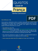 Testes COVID e restrições na França e Portugal