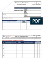 4-CHECK LIST DE AUDITORÍA