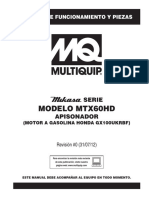 MTX60HD Rev 0 Spanish Manual 291939