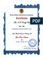A.Ahmed - GUPCO - Training Certificate (English)