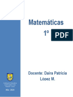 3 Guías Grado Primero. 3 San Jose. Docente Daira Patricia Lopez