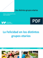 Felicidad en Los Distintos Grupos Etarios