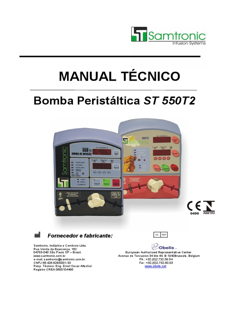 Manual Técnico da Bomba ST 550T2 | PDF | Fonte de energia | Eletricidade