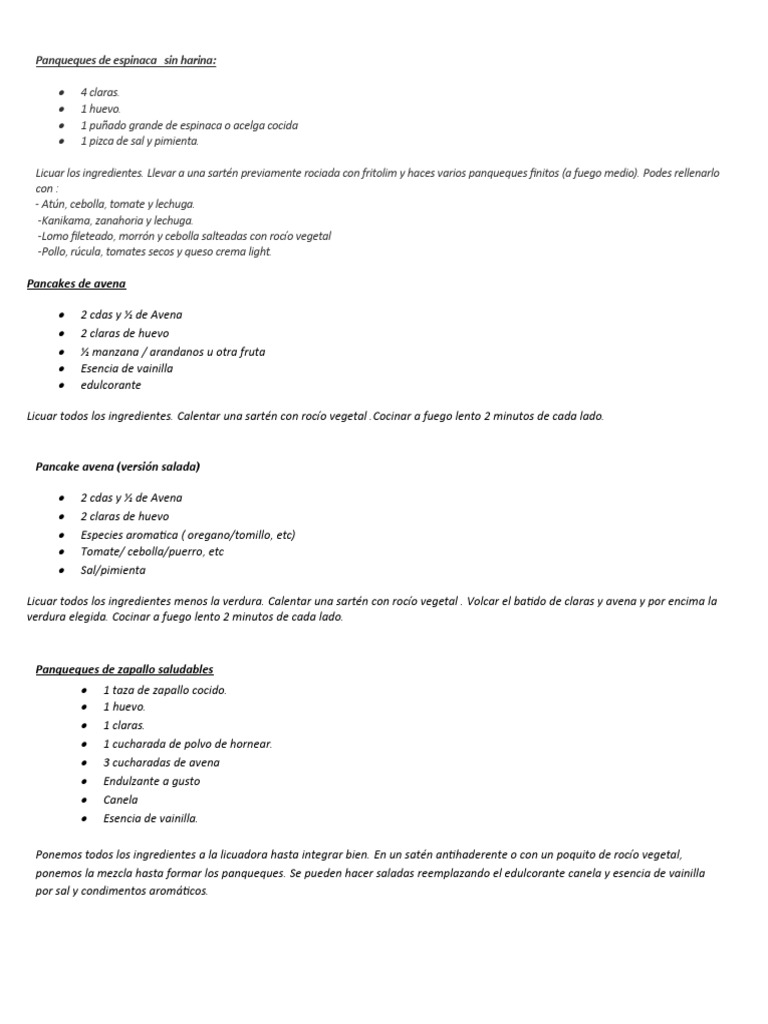 Tortillas Proteicas PDF Tortita Comida y bebida