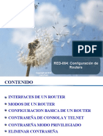 RED-004 - Configuración de Routers