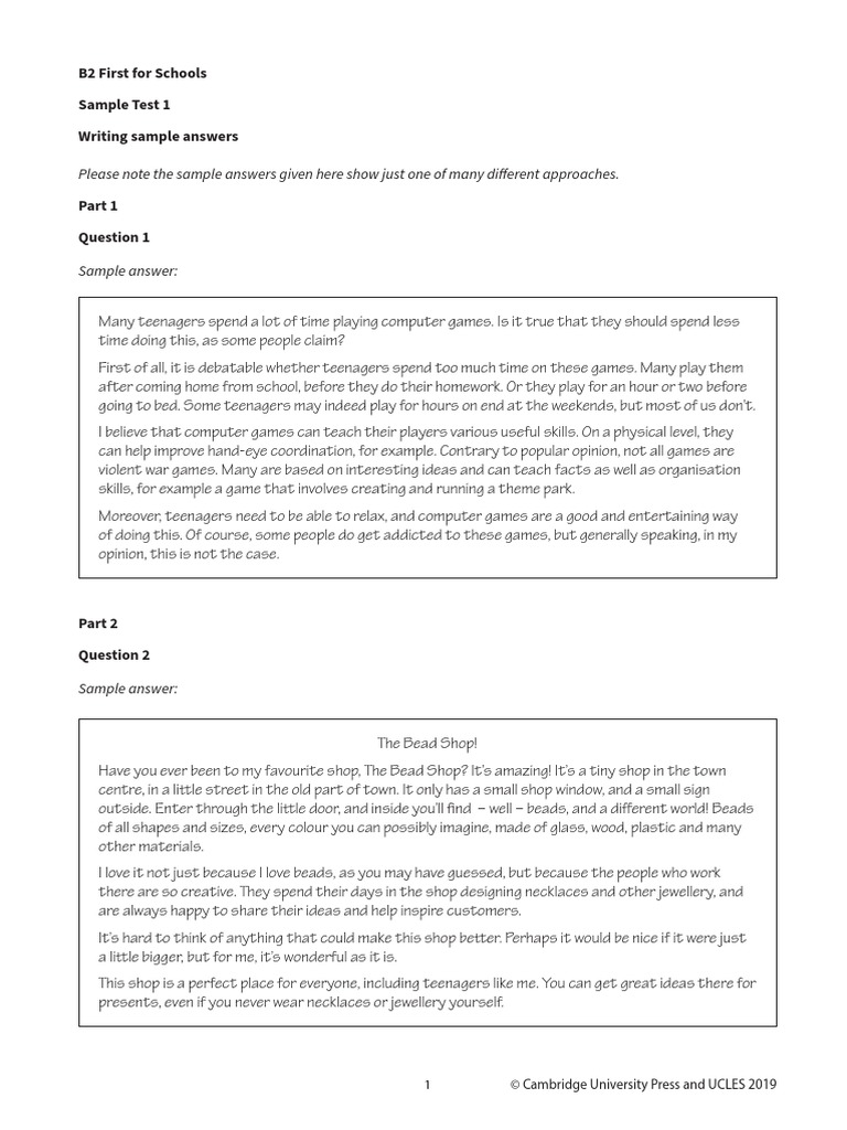 First FS - Writing - AK - Test 1 | PDF | Self-Improvement