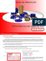 Catálogo de Peças de Reposição para Talhas Elétricas VASTEC