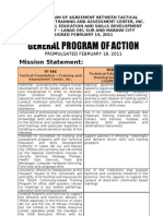Moa Tf &amp; Tesda Program of Action