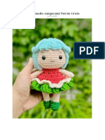 Susu Chica Sandia Amigurumi Patron Gratis