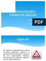 Interacciones Farmacológicas