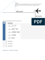 Apol 1 2 3 4 5 Geometria Analítica