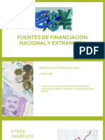 Fuentes de Financiacion Nacional y Extranjera
