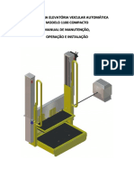 Manual Plataforma Elevatória Veicular Automática Compacto 1100