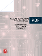 Manual Privacidad Web Notaria La Union