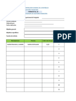 Formato No 20 Programa de Auditoría Financiera