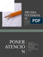 Prueba Testimonial