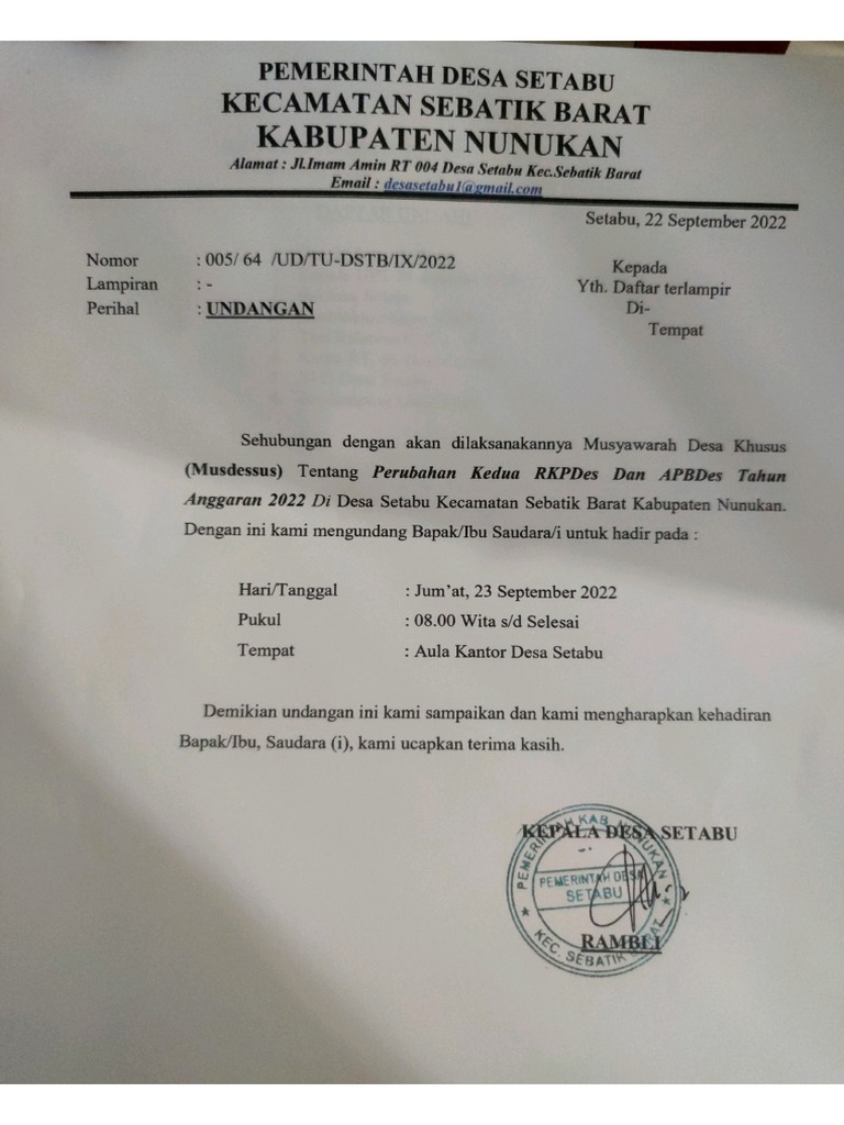 Undangan | PDF