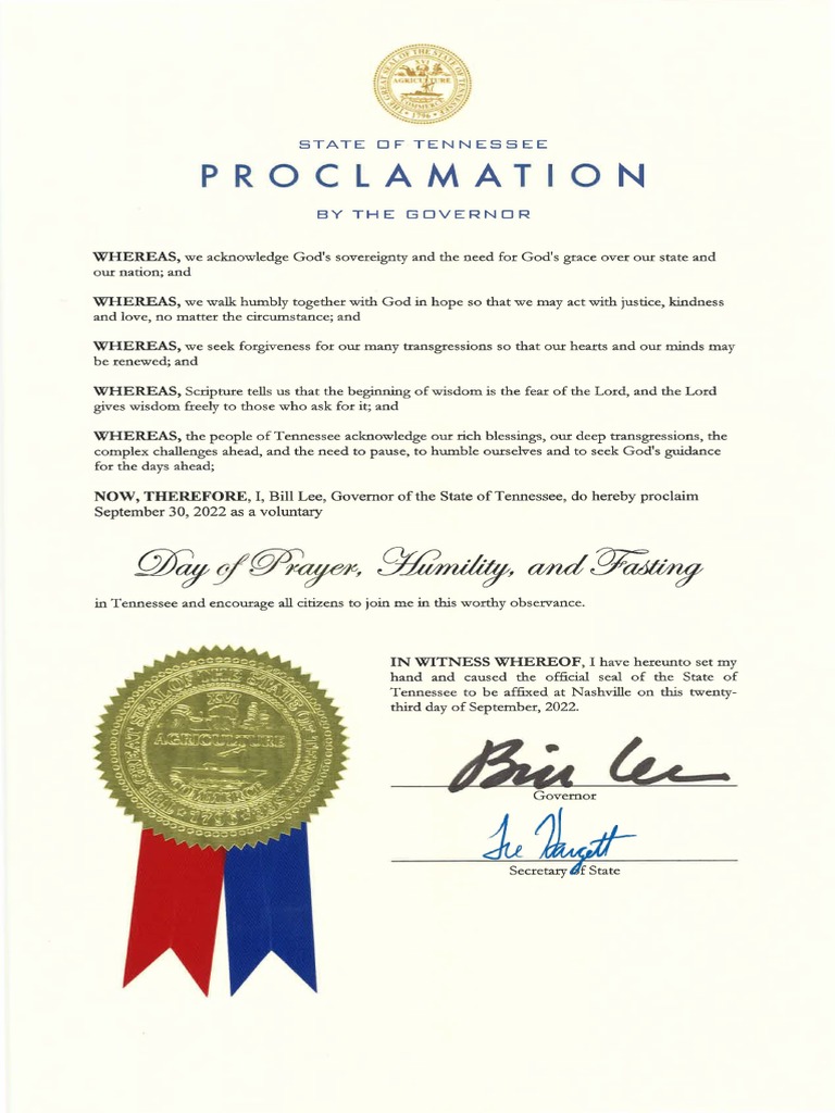 PROCLAMATION PDF
