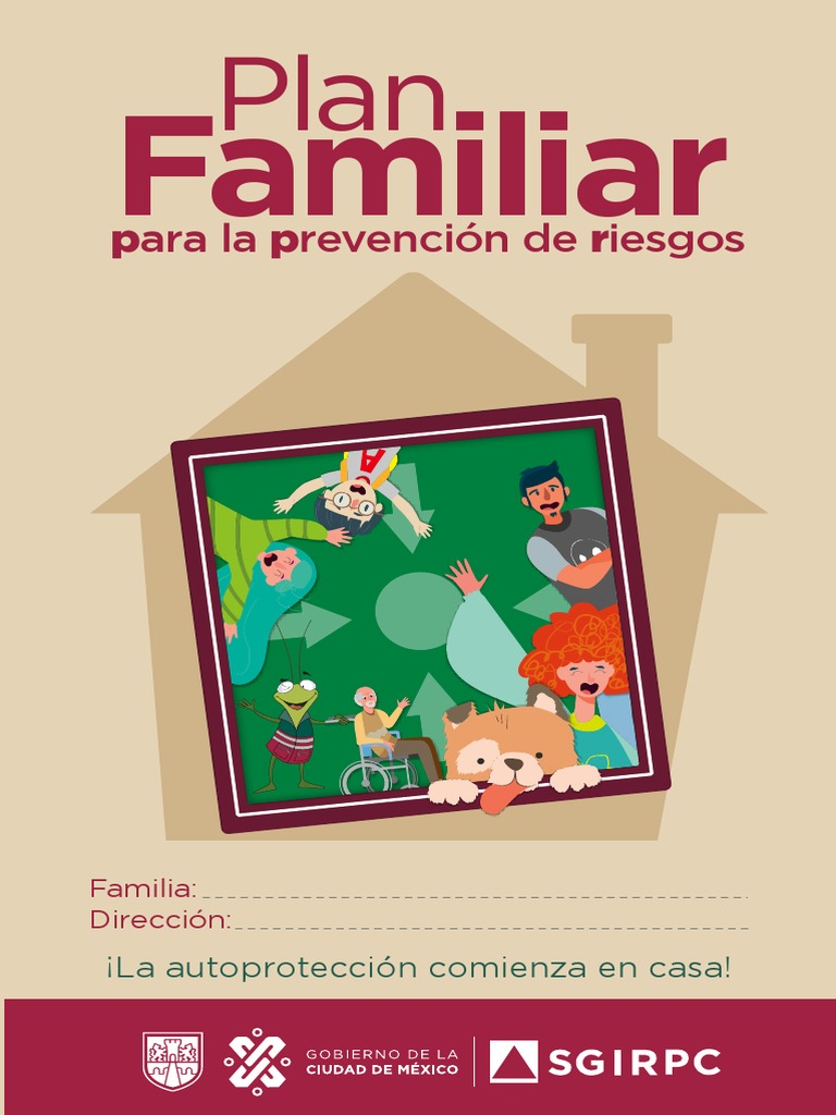 Plan Familiar de Protección Civil | PDF | Riesgo | Defensa Civil