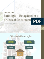 AULA 2 - Patologia - Relação Com o Processo de Construção