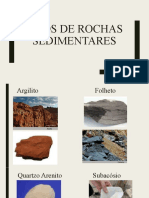 Tipos de Rochas Sedimentares