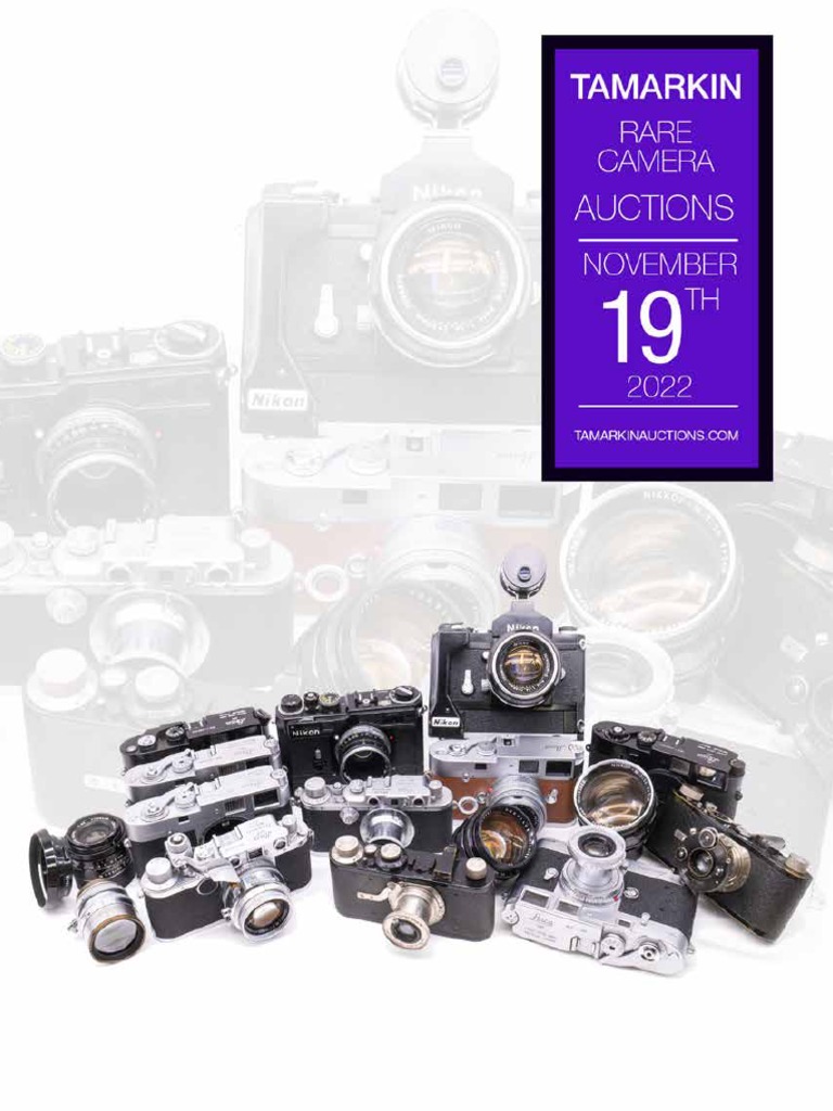 Tamarkin Rare Camera Auction 2022 | PDF | Auction | Camera