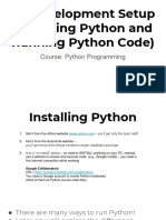02 Python Development Setup