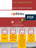 MEIO AMBIENTE - Plano de Resposta A Emergências Ambientais