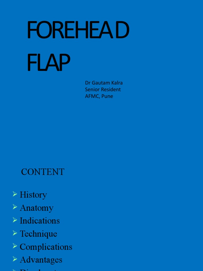 Forehead Flap | PDF | Forehead | Human Anatomy