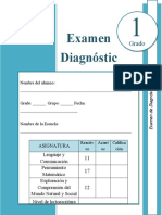 1° Grado Examen Diagnostico 22-23