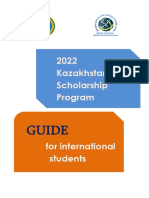 Guide - 2022 Kazakhstan Scholarship Program