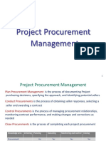 Project Procurement Management Planning