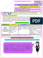 EXPERIENCIA DE APRENDIZAJE  N° 06 - ACTIVIDAD N° 02 - 5TO GRADO - CIENCIA Y TECNOLOGIA_00001