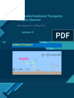 Suspended Sediment Transport in Open Channel (L3)