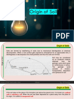Week 2. CE322 Origin of Soil