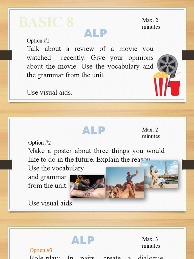 Creative Project Ideas for ALP Students | PDF | Language Arts ...