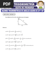 Razones Trigonométricas 37° y 53° | PDF | Trigonometría | Rectángulo