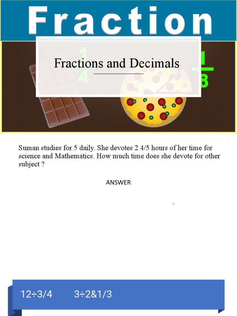 Understanding Fractions and Decimals | PDF | Lexicology | Encodings